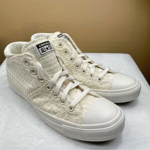 Converse Chuck Taylor All Stars Madison Mid Sneaker Women’s Sz 10-Vintage White